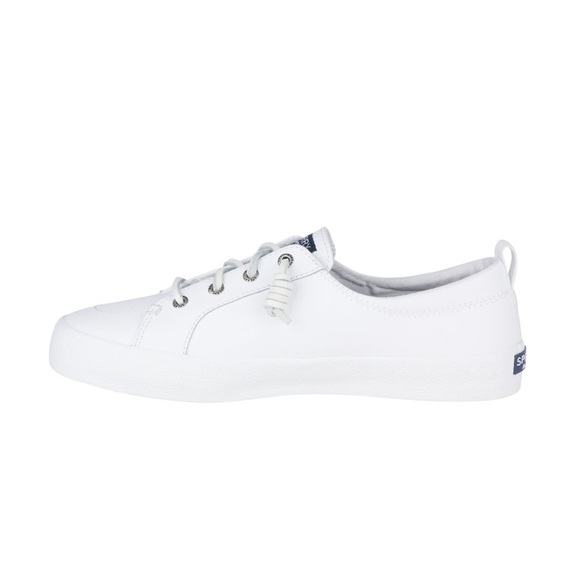 ⚓️Sperry Crest Vibe Leather Sneakers in All White - Picture 5 of 16